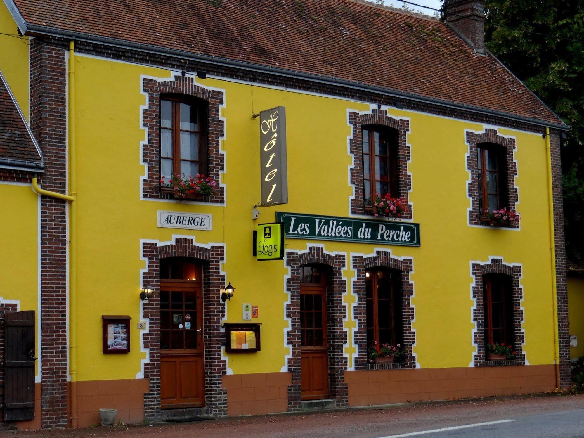 Logis-Hotel Restaurant Auberge Les Vallees Du Perche Vicheres Exterior photo
